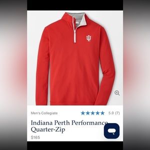 Indiana University Peter Millar Pullover L